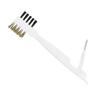 WOFASHPURET Gas Stove Scrub Brush Brass Wire Bristles Heavy Duty Cooktop Cleaning Brush for Kitchen Utensils and Seam Gaps Effective Cleaning for Gas Range view 1