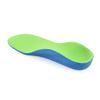 VALICLUD Children's Flatfoot Arch Support Insoles 1 Pair Blue Fleece Green Orthotic Feet Cushion Pads for Flat Feet Support and Comfort view 4