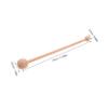 DIYEAH 5pcs Handheld Wooden Massager Hammer Stick Manual Back Shoulder Massage Tool with Dual Ball Heads for Full Body Fatigue Relief Portable for Home Office Travel view 2
