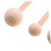 DIYEAH 5pcs Handheld Wooden Massager Hammer Stick Manual Back Shoulder Massage Tool with Dual Ball Heads for Full Body Fatigue Relief Portable for Home Office Travel view 3