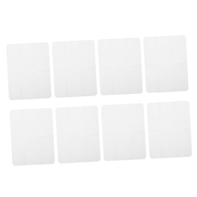 HOMSFOU 8pcs Non Scratch Eyeglass Cleaning Cloth Lightweight Portable Microfiber for Home Travel Suitable for Camera Lens Mobile Phones Computers