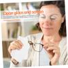 HOMSFOU 8pcs Non Scratch Eyeglass Cleaning Cloth Lightweight Portable Microfiber for Home Travel Suitable for Camera Lens Mobile Phones Computers view 3