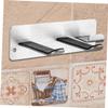 Hair Dryer Holder Rack Wall Mounted Stainless Steel for Bathroom view 2
