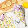 50 Sheet Lemon Pattern Tissue Paper Summer Fruit Gift Wrapping Papers 20 x 14 Inch Bouquet Flower Candy Bag Fillers Packaging Paper for Birthday Baby Shower Party Craft Decorative Art Tissue (A) view 4