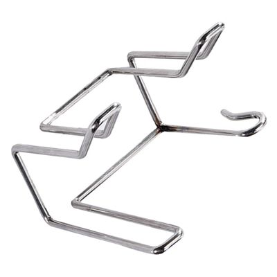 WRITWAA 1Pc Wall Mounted Hair Dryer Storage Hook Hair Dryer Holder Rack Space Saving Bathroom Organizer for Hair Tools Easy Installation Finish