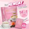 750Grams(50 Sachets/Pack) Much Mellow Good Shape NewdayCoffee 14-in-1 Aromatic Delicious Instant Coffee Blend (of 3) By Beautygoodshop [Get Free For You Beauty Gifts] view 2