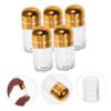 SAFIGLE 20Pcs Transparent Pill Containers Caps Mini Empty Bottles for Travel Storage and Organization for Medication Vitamins and Supplements view 3