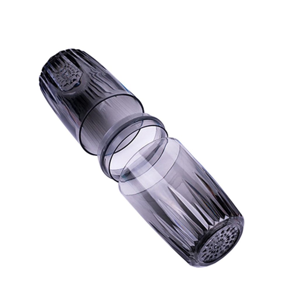PartyKindom Eco-friendly Personal Care Cup Portable Toothbrush Box for Travel Soft Bristle Travel Toothbrush Case