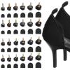 12 Pairs Heel Caps for High Heels,Heel Replacement Tips Repair Kit U Shaped for Women Shoes Wedding,Cap Cover Shoe Protectors Non Slip Tip Pin view 1