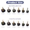 12 Pairs Heel Caps for High Heels,Heel Replacement Tips Repair Kit U Shaped for Women Shoes Wedding,Cap Cover Shoe Protectors Non Slip Tip Pin view 2