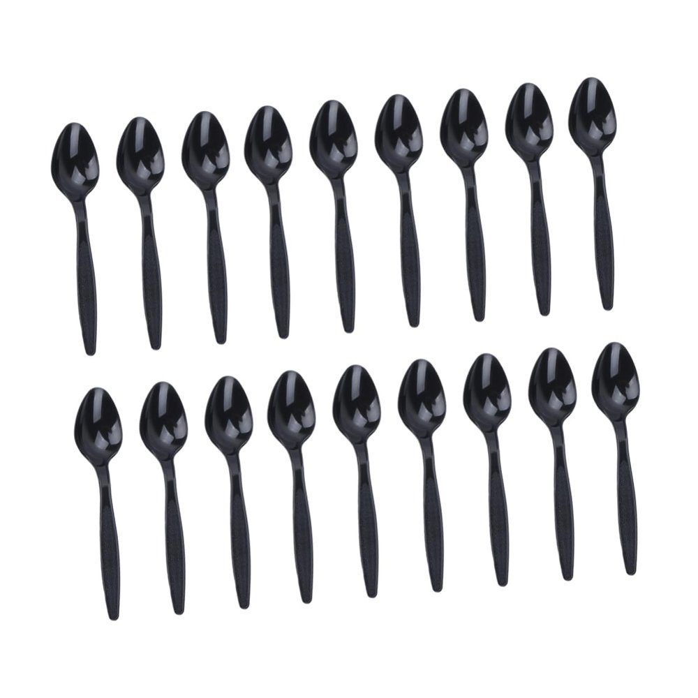 Ipetboom 48PCS Portable Plastic Spoons Disposable Cutlery for Graduation Parties Picnics and Barbecues Stylish for Convenient Tableware Use