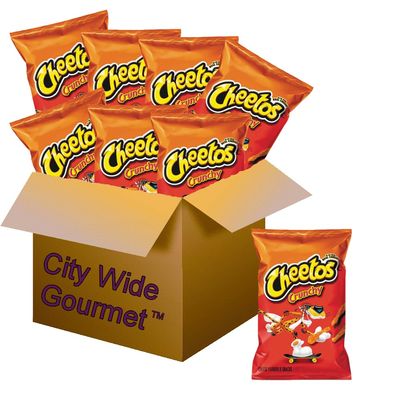 Crunchy Cheese Flavored Snacks, 2 oz Bags, Pack of 8