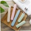 Beaupretty 8pcs Travel Toothbrush Kit Capsule Cases Portable Toothbrush Holder Case for Travel Protective Cover for view 4