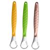 BATHVEVE Stainless Steel Tongue Scraper Tool Set 3-Piece Metal Tongue Coating Cleaner for Adults Effective Bad Breath Remover Easy to Use for Oral Hygiene view 1