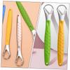 BATHVEVE Stainless Steel Tongue Scraper Tool Set 3-Piece Metal Tongue Coating Cleaner for Adults Effective Bad Breath Remover Easy to Use for Oral Hygiene view 3