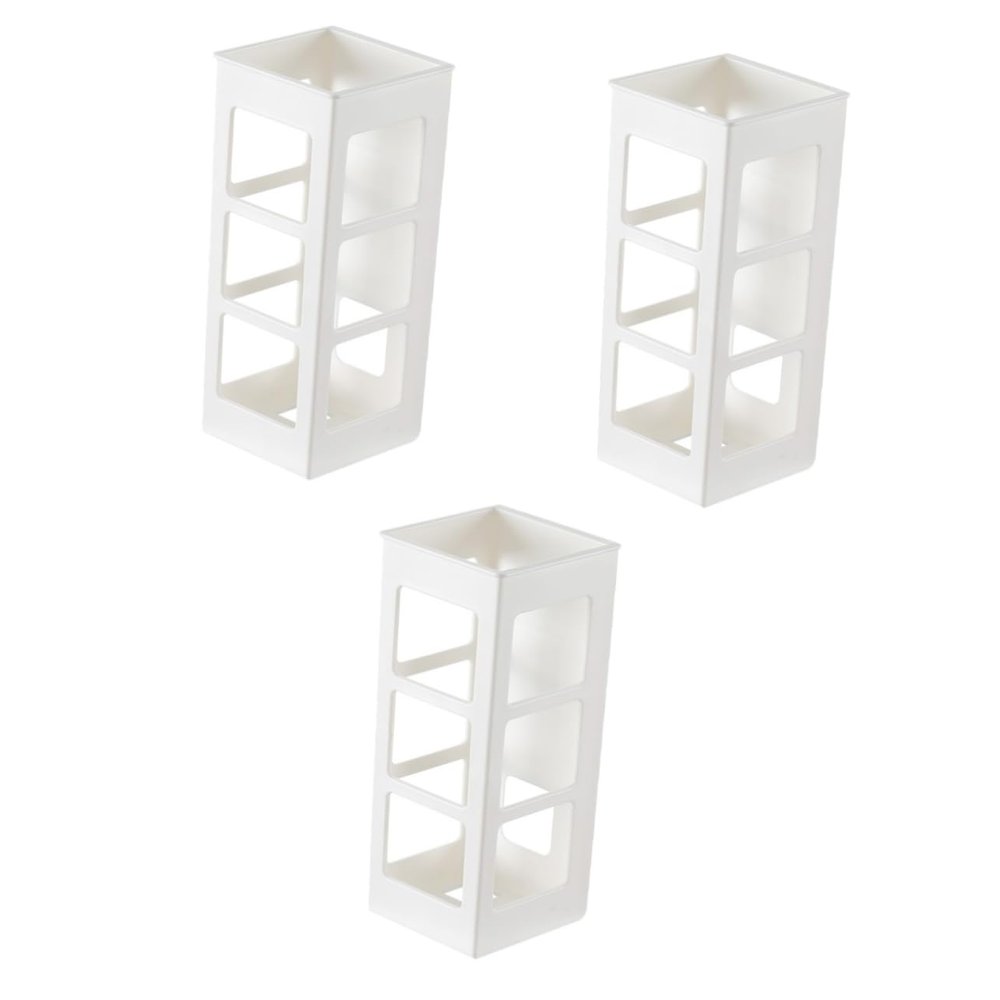 Alipis 3pcs Hair Tool Organizer Wall-Mounted Hair Dryer Straightener Holder Bathroom Wall Organizer Toiletry Holder Multi-Functional Storage Rack