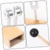 TOGEVAL C128HZ Aluminum Alloy Tuning Forks Set with Wooden Voice Box Healing Sound Therapy Instruments for Meditation and Relaxation view 2