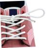 FOMIYES 50pcs Metal Shoe Lace Ends Tips Diy Shoelace Buckle Replacement for Sneakers White Rope Lanyard Cord view 4