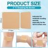 Geiserailie 20 Pcs Silicone Foam Dressing Without Border Highly Absorbent Adhesive Bandages Non-Bordered Foam Dressings for Wound Care Bed Sore Leg Ulcer Diabetic Ulcer(3 x 3 Inches) view 2