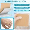 Geiserailie 20 Pcs Silicone Foam Dressing Without Border Highly Absorbent Adhesive Bandages Non-Bordered Foam Dressings for Wound Care Bed Sore Leg Ulcer Diabetic Ulcer(3 x 3 Inches) view 4