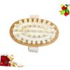 ARTSEWPLY Wooden Handheld Massage Brush for Body Relaxation Natural Exfoliating Tool for Invigorates Skin and Improves Circulation Soft Bristle Design view 2