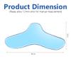 CPAP Nose Pads 5 Pack Universal Nose Pads Reusable Nasal Gel Pads Washable Cpap Nose Protector Fit for Most Masks view 2