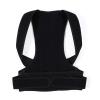 GFAZXDS Posture Corrector Shoulder Back Pain Reliever Spine Straightener Orthopedic Brace Belt Straight Corset for Back Support Needed,Black-L view 1