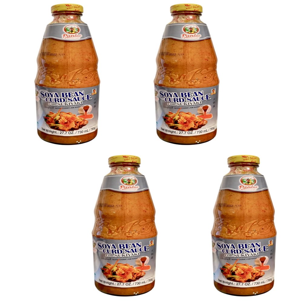 AquaNation Listing For Pantai Soya Bean Curd Sauce Thai Hot Pot Dipping Sauce with Garlic, Chili & Soybean Curd Flavor Enhancer for Sukiyaki, BBQ, Shabu 730ml (27.7oz) (4)