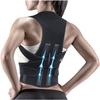 Posture Corrector Men Women Back Brace for Upper Posture Trainer, Adjustable Back Support Posture Or Body Correction and Neck and Shoulder, Relieves Pain Back Posture,Black-Large,Black-Large,Black-S view 1