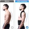 Posture Corrector Men Women Back Brace for Upper Posture Trainer, Adjustable Back Support Posture Or Body Correction and Neck and Shoulder, Relieves Pain Back Posture,Black-Large,Black-Large,Black-S view 4