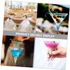 Ipetboom 15Pcs Transparent Cocktail Cups Disposable Wine Goblets for Parties Festivals Events Elegant Beverage Containers for Weddings Banquets Home Use view 4