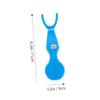 1pc Floss Rack for Oral Care Easy Use Tooth Cleaning Tool for Adults and Boys and Girls Debris Removal Blue Reusable Flosser for Daily view 2