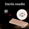 100Pcs Acupressure Ear Beads Ear Counts Acupuncture Acupressure Tools Disposable 0.22x1.5mm Skin view 3