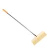 DINHEAROM Wooden Broom with Soft Bristles Durable Hardwood Floor Sweeper for Kitchen Bathroom and Bedroom Cleaning Lightweight Design with Comfortable Handle and Easy Assembly view 1