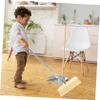 DINHEAROM Wooden Broom with Soft Bristles Durable Hardwood Floor Sweeper for Kitchen Bathroom and Bedroom Cleaning Lightweight Design with Comfortable Handle and Easy Assembly view 4