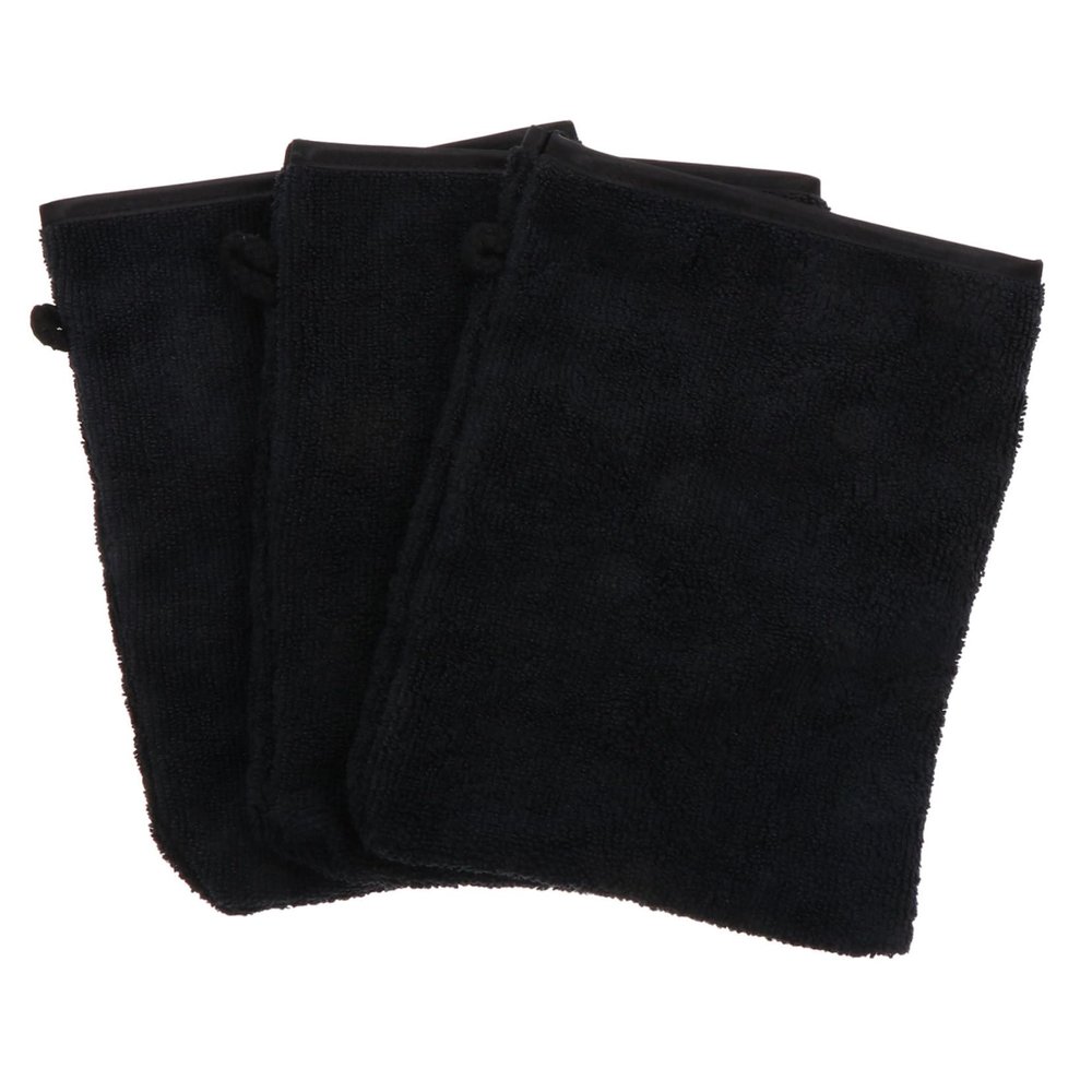 SHERCHPRY 3Pcs Ultra-Fine Fiber Makeup Removal Gloves Facial Cleaning Mitts for Women Exfoliating Wash Cloths for Spa and Bath