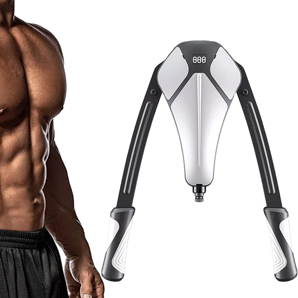 Arm Exerciser, Arm Exerciser, Hydraulic Power Twister, Home Chest Expander, Adjustable 10-200N, Shoulder Muscle Training, Fitness Equipment with LCD Counter