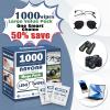 1000 Count Lens Wipes for Eyeglasses Pre-Moistened, Individually Wrapped Eyeglass Cleaning Wipes Scratch-Free, Streak-Free Glasses Cleaner Wipes for Sunglasses & Camera Lens Bulk Pack view 2