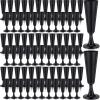 Domensi 100 Pack Black Champagne Flutes Bulk Plastic Disposable Champagne Glasses 5.5 oz Plastic Mimosa Glasses Wedding Cocktail Cups for Engagement Birthday Graduation Decor 2026 Party Supplies view 1