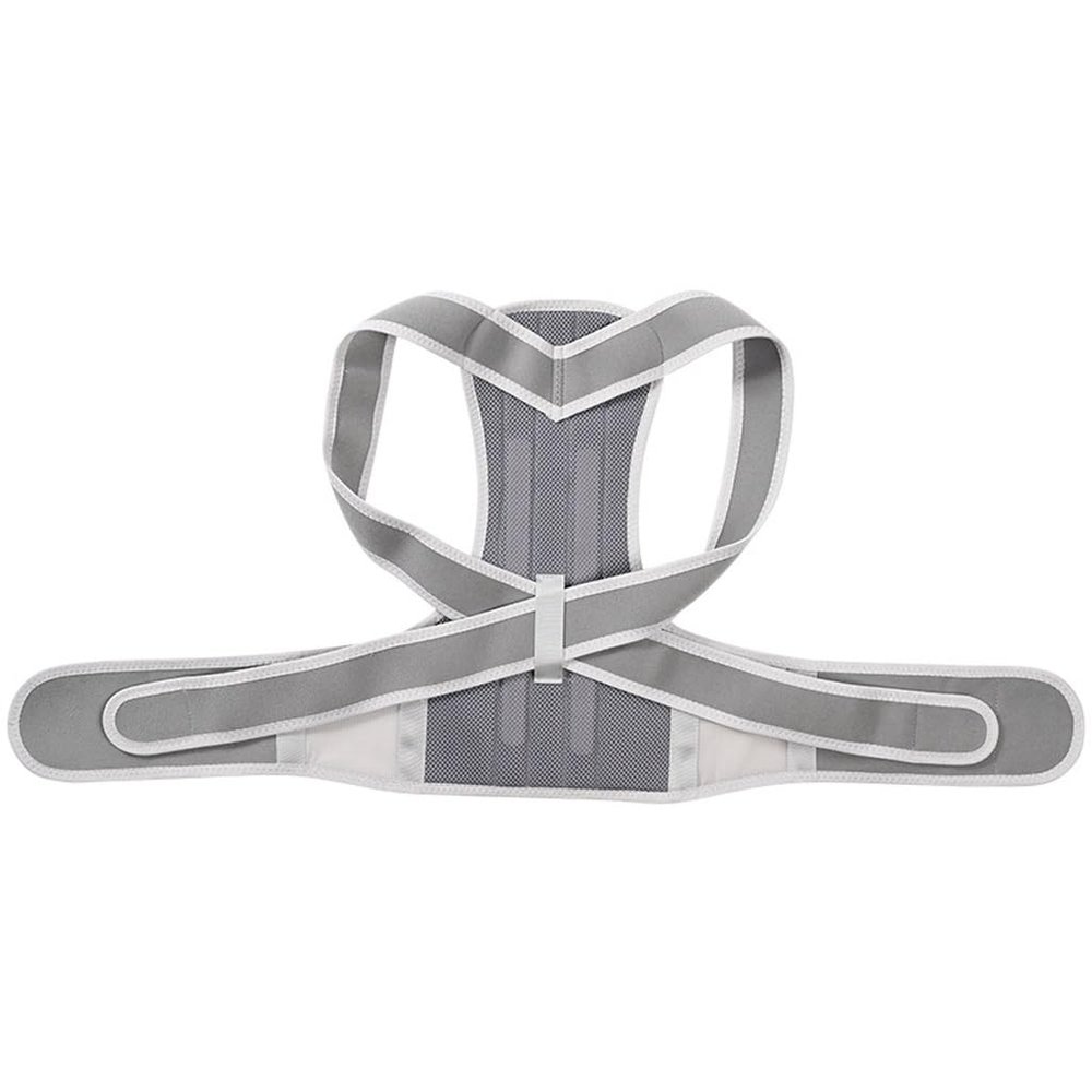 MVUYO Adult Students Correcting Posture, Sitting Posture Corrector, Back Posture Belt(Gray,Large)