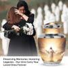 Jesus Christ Urns for Human Ashes Adult Women - Funeral Urn for Human Ashes Adult Man - Memorial Gift for Remains - 10inch & 200 Cubic Inches Capacity Include Velevt Bag view 3