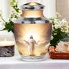Jesus Christ Urns for Human Ashes Adult Women - Funeral Urn for Human Ashes Adult Man - Memorial Gift for Remains - 10inch & 200 Cubic Inches Capacity Include Velevt Bag view 4
