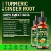 7in1 Liquid Turmeric Curcumin with Vitamin D3, Vitamin K2, Ginger, Ceylon Cinnamon, Garlic, Black Pepper - Drops Extract - 2 Packs of 30ml - 2 Month Supply view 4