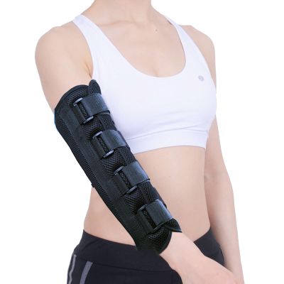 OhMill Elbow Splint Tendonitis Elbow Brace Cubital Tunnel Syndrome Braces Arm Splint Brace Arm Immobilizer for Sleeping