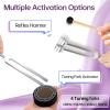 Tuning Forks for Healing(128Hz, 136.1Hz, 256Hz, 384Hz), Weighted & Unweighted Tuning Forks Set with Vegan Leather Pouch & Hockey Puck Activator, Chakra Sound Therapy Instruments view 3
