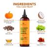 Botanic Hearth Hair Oil for Hair Growth & Home Hair Perm Kit | Strengthening Dry, Frizzy, Damaged Hair & Scalp Treatment | All Hair Types | Pumpkin & Castor Hair Oil - 6.7 Fl Oz view 2