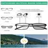 UXAOSVME Photochromic Multifocus Reading Glasses For Men WomenPremium Progressive Transition Sunglasses Anti UV/Blue Light (Blcak, 2.5, x) view 4