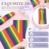 200 Pcs Paper Napkin Decorative, 3 Layer Disposable Party Napkins Beverage Napkins Tear Resistant Decorative Napkin for Wedding Birthday Supplies Tableware Decorations,13Inch (Colourful) view 3