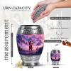 KARYLIZ Native American Large Urn Human Ashes Adult Male - Burial Urns for Human Ashes Adult Man - Decorative Memorial Urn for Female - Cremation Urns for Mom & Dad - 10 Inch view 2