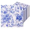 200 Pcs Paper Napkin Decorative, 3 Layer Disposable Party Napkins Beverage Napkins Tear Resistant Decorative Napkin for Wedding Birthday Supplies Tableware Decorations,13Inch (Blue) view 1